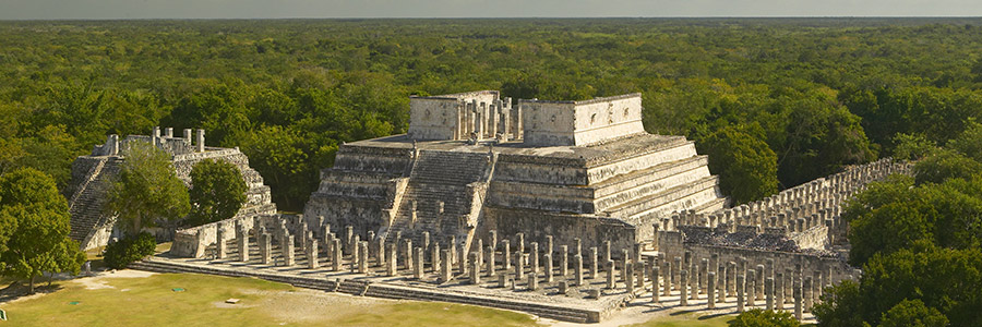 Découverte des temples maya au Mexique