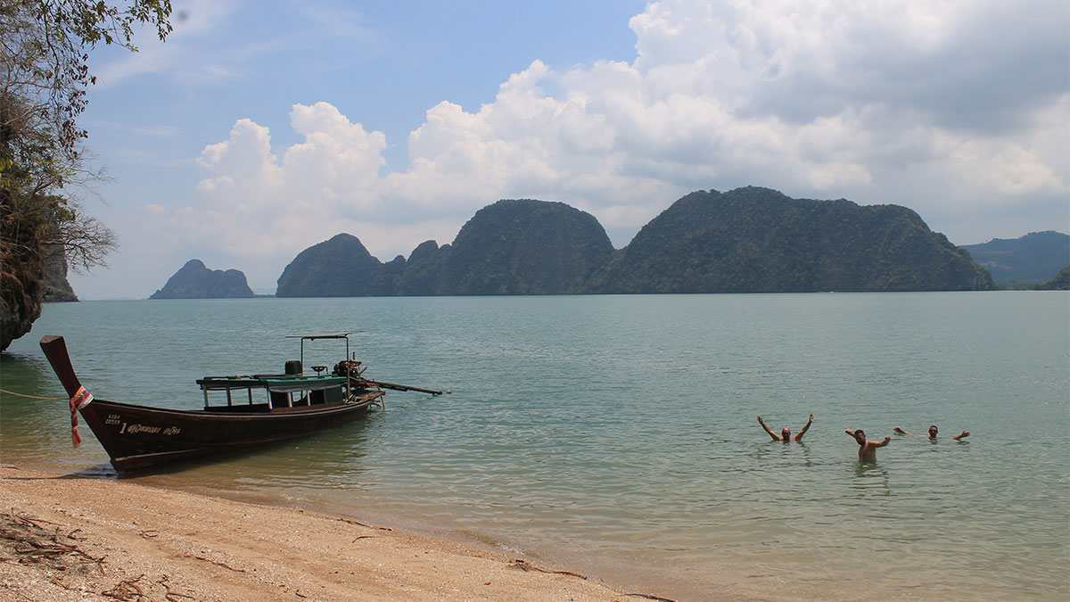 Baie de Phang Nga en Thailande