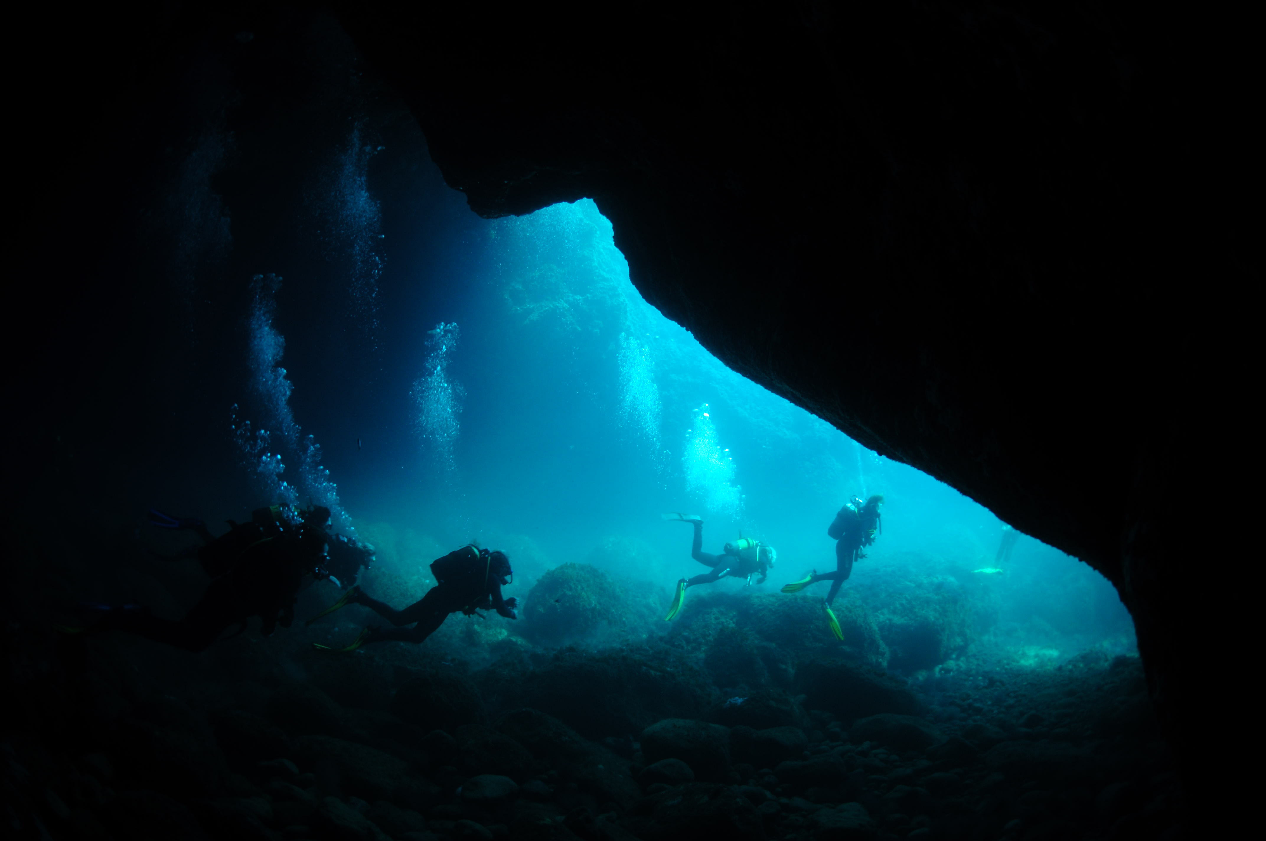 Plongée à Cathédral cave